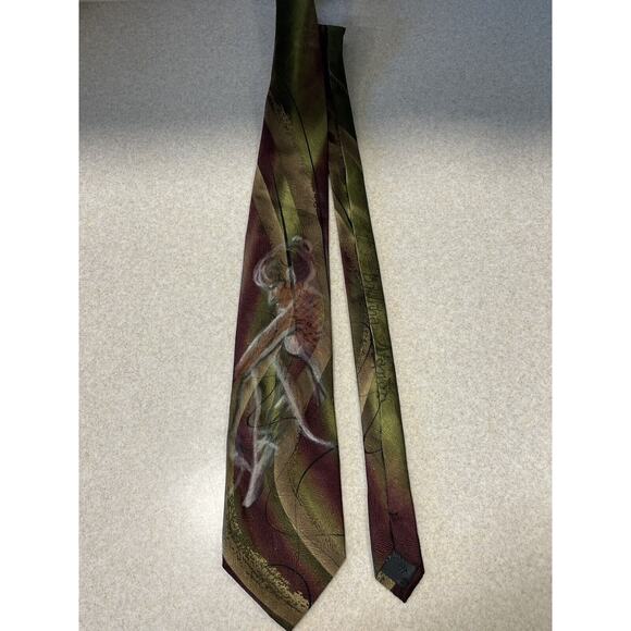 J Garcia Duck Worm Alarm Collection Thirty Four 100% Silk Mens Necktie 59x4 - Picture 2 of 8